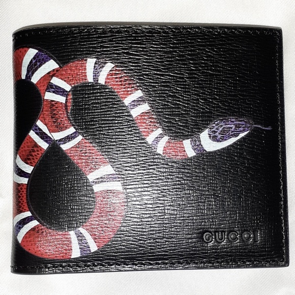 G U C C I Black Snake GG Wallet - Picture 6 of 6